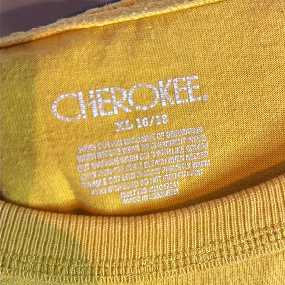 Cherokee Bright Yellow T-Shirt - Picture 2 of 6
